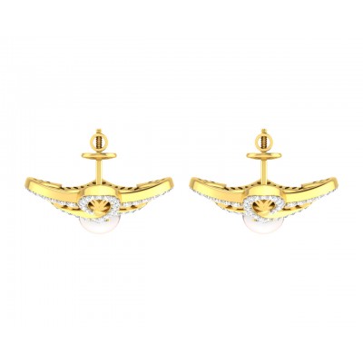 Rina Pearl & Diamond Earrings